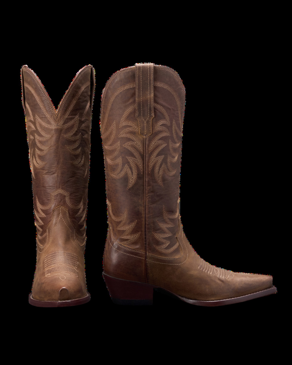 Tecovas The Annie Cowgirl Boot Size 10B Cafe Goat Leather - Picture 6 of 11